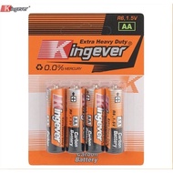 4Pcs 2A/3A  kingever battery 15pesos only Kingever Extra Heavy Duty Battery