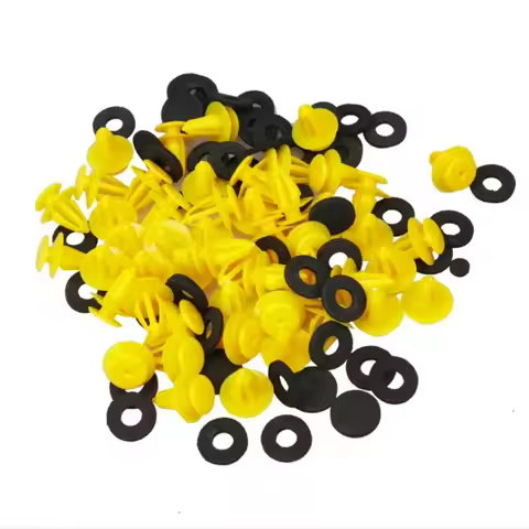 50X Universal Dash Door Panel Trim Push Fastener Clip For Audi A3 A6 A8 R8 TT VW Polo T4 T5 Galaxy S