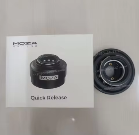 .MOZA Racing Quick Release Adapter Originate from real racing car Aviation grade aluminum alloy hous