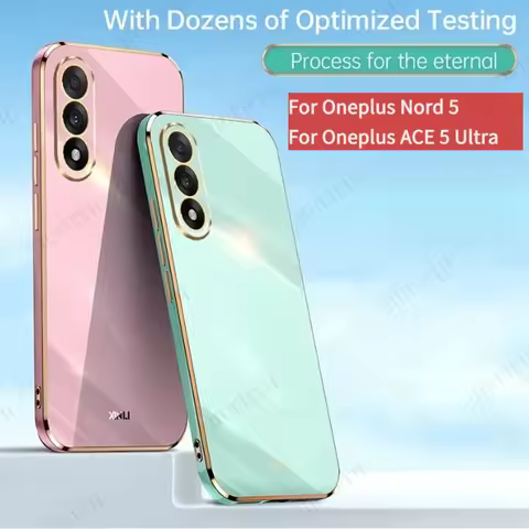 6D Plaiting Soft TPU Phone Case For Oneplus Nord 5 Nord5 Soft Silicone Full Shockproof Cover For One