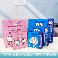 Children's Day Paper Bag Tote Bag Bag, Doraemon Children's Cute Gift Bag, Cartoon Gift Packaging Bag,