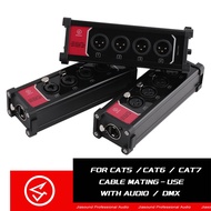 Jiasound 4 Channel 3 Pin Multi Network XLR Cable for Stage Sound Lighting and Recording Studio Male 