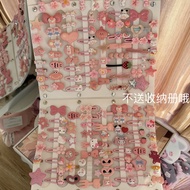 Vintlook cô gái dễ thương phụ kiện tóc Bộ đồ màu hồng phim hoạt hình siêu dễ thương barrettes 50 cái