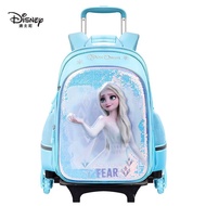 Beg galas troli kanak-kanak Disney untuk perempuan darjah 1-6 pelajar sekolah rendah enam roda meman
