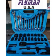 Flyman 37pcs socket and combination set 1/2 drive (8mm-32mm)