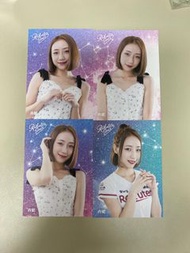 2023年 台灣 Rakuten girls 樂天女孩卡 vol.4 卉妮 4張 Rakuten Monkeys 樂天桃猿啦啦隊 Official Trading Cards 卡 