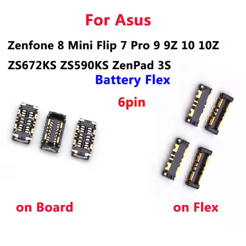 1-10PCS FPC Connector Plug For Asus Zenfone 8 Mini Flip 7 Pro 9 9Z 10 10Z ZS672KS ZS590KS ZS671KS ZS