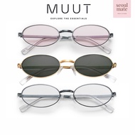 [ from South Korea ] MUUT Gon 3 Oval Sunglasses