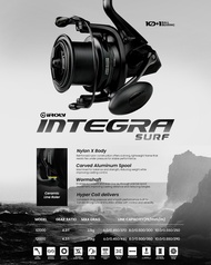 Reel Pancing iRoly Integra Surf 10000 / 12000 - Drag Kuat 22kg & 25kg 10+1 Ball Bearing