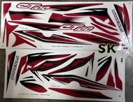 MODENAS CT100 CT 100 (3) STRIPE BODY STICKER STIKER (READY STOCK)!!!