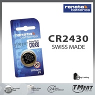 Renata CR2430 Swiss Made Lithium Battery 3V Genuine cr 2430