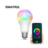 Tuya Zigbee 10W Smart Light Bulb E27 RGB LED Lamp Dimmable Timing with Smart Life APP Voice Control