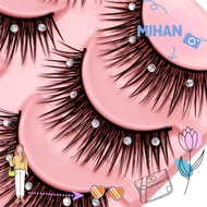 MIHAN Diamond Manga Lashes Dramatic Volume Handmade Fuffy Lashes fiber Thick Long Eye Lashes