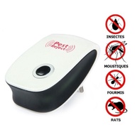 Ultrasonic Electronic Indoor Anti Mosquito Rat Mice Pest Bug Control Repeller
