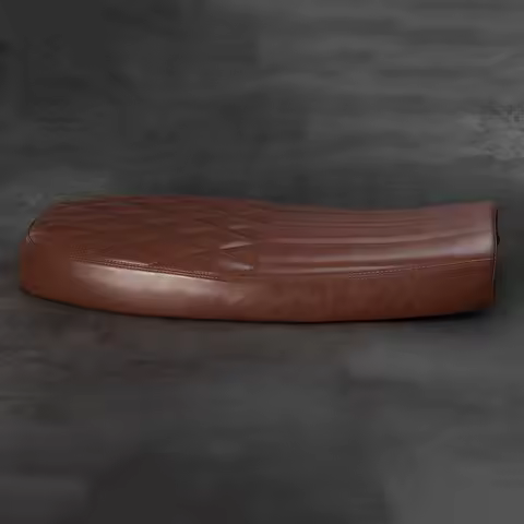 63cm Vintage Hump Saddle Cafe Racer Universal Vintage Seat For Honda CB Kawasaki Yamaha Retro Motorc