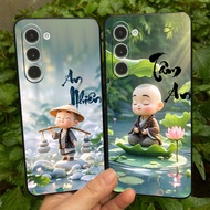 Case for Samsung s24 fe / s24 ultra printed with calligraphy image of peace, mind, peace / flexible 