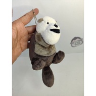 Original mini keychain planet otter doll