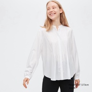 UNIQLO 451090 Rayon Pintuck Long Sleeve Blouse | Blouse Lengan Panjang Rayon Pintuck