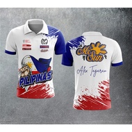 d1cc2 High quality fully sublimated WHITE PHILIPPINE DARTS MR.SUN polo shirt specially customized fo