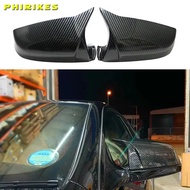 2PCS Rear Wing Mirror Cover Cap For BMW 5 6 7 Series E60 E61 E63 E64 F06 F07 F10 F11 F13 F01-F04 Car