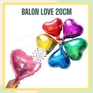LOVE BALLOON 20 cm Love Heart Foil Balloon/ 10"