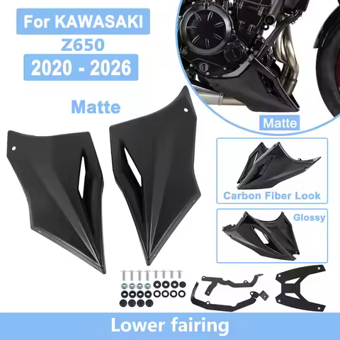 For KAWASAKI Z650 2020 - 2026 Z 650 Motorcycle Belly Pan Engine Spoiler guard Lower Fairing Cowl Cha