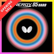 Butterfly Tenergy 05 Hard Table Tennis Inverted Rubber (06030) — Extra Thick — Red/Black