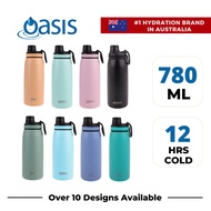 Oasis Stainless Steel Insulated Sports Water Bottle with Screw Cap 780ML