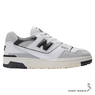 New Balance 550 Casual Shoes Men's Women's Leather White Black [Sports World] BB550GWB-D