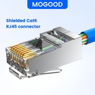 RJ45 Connector, [Metal Strip Shielding] Cat 6A RJ45 Modular Plugs (Cat6 connectors/RJ45 modular plug