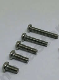 baut obeng JP 5x20 kepala obeng plus 100 pc