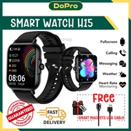 NEW BRAND SMART WATCH H15 /FULL HD SCREEN/MULTIPLE SPORT MODES AND TRACKING OF STEPS WALKED,DISTANCE