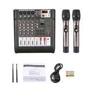 NEW BAXS Mixer Audio Profesional PMX402D/PMX402S Termasuk mikrofon nirkabel UHF Penguat 2 Saluran 35
