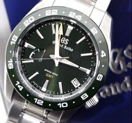Grand Seiko SBGE257 Spring Drive GMT 綠色錶盤陶瓷男士手錶