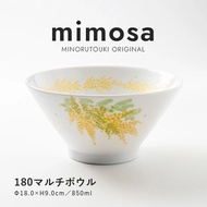 【預購】日本製 Minoru mimosa 美濃燒陶瓷拉麵湯碗 (850ml)