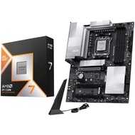 Micro Center AMD Ryzen 9 9950X3D CPU Processor with MSI MAG X870E Tomahawk WiFi ATX Motherboard (DDR