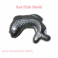 Thick Aluminum Koi Fish Motif Cake Mold | Koi Fish Mold | Size 25.5 x 17.5 x 4 cm