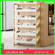Book Rack Floor Multi-Layer Newspaper Rack Magazine Rack Office Rack Simple Book Storage Rack Book D