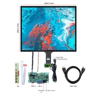 57cm 1280 * 1024 HDMI VGA Display 12V Power Supply USB Plug Play Capacitor Touch Display Screen High