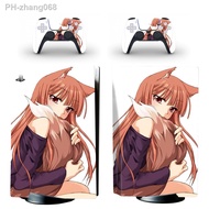 Spice and Wolf PS5 Standard Disc Edition Skin Sticker Decal Cover for PlayStation 5 Console amp; Con