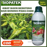 BIOPATEK 500ML Obat Cabe Daun Keriting Dan Kuning Pada Cabe Kriting - Obat Keriting Daun Cabe Dan Pa