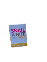 PSL Snail White GOLD Soap x10 Whitening 100g ( 1 ก้อน)