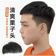 BALD COVER WIG FOR MEN, BALD HAIR ENHANCER WIG FOR MEN, BALD COVER TOUPEE HAIR FOR MEN