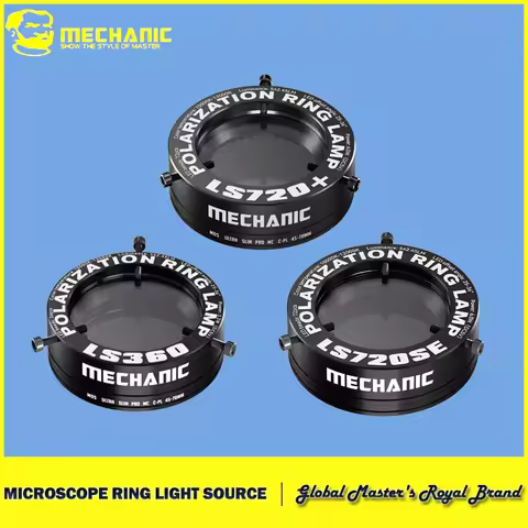 MECHANIC LS720+ LS360 Microscope Ring Light Polarized Ring Lamp Eliminates Reflection for Soldering 