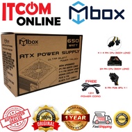 MBOX TRILOGY 650W 12CM FAN POWER SUPPLY WITH POWER CHORD (MBOX-TRILOGY650W)