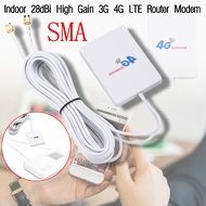 Indoor 28dBi High Gain 3G 4G LTE Router Modem Aerial External Antenna Dual SMA With 2 Meters RG174