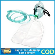 2 Pack Adult Non-Rebreather Oxygen Mask with 7 Foot Tubing &amp; Reservoir Bag - Size L Oxygen Tank Portable