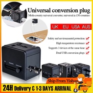 Dual USB Universal Travel Adapter 2.1A Charger Power Wall Universal Conversion Plug Charger Converte