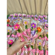 FUZZY WIRE FLOWER PEN FOR TEACHER'S DAY