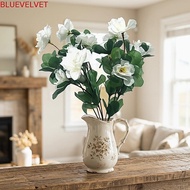 BLUEVELVET Artificial Azalea Flowers Branches, Floral Craft Art Simulation Plant Simulation Azalea F